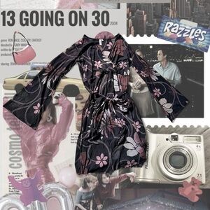 Vintage Sweet Pea by Stacy Frati Floral Mesh Mini Dress - Size Small